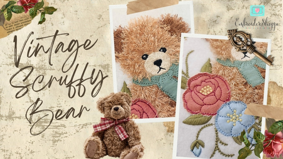 6 x 10 Scruffy Bear