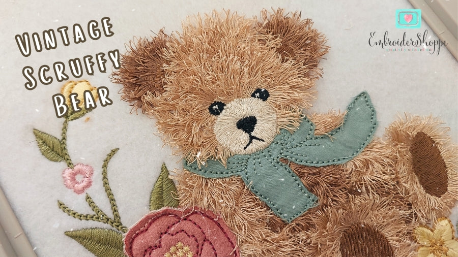 6 x 10 Scruffy Bear