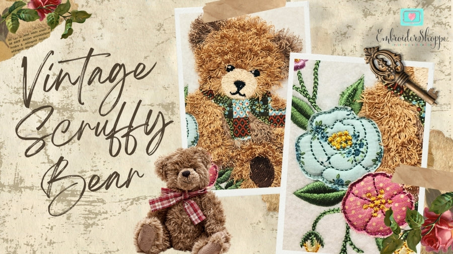 5 x 7 Scruffy Bear