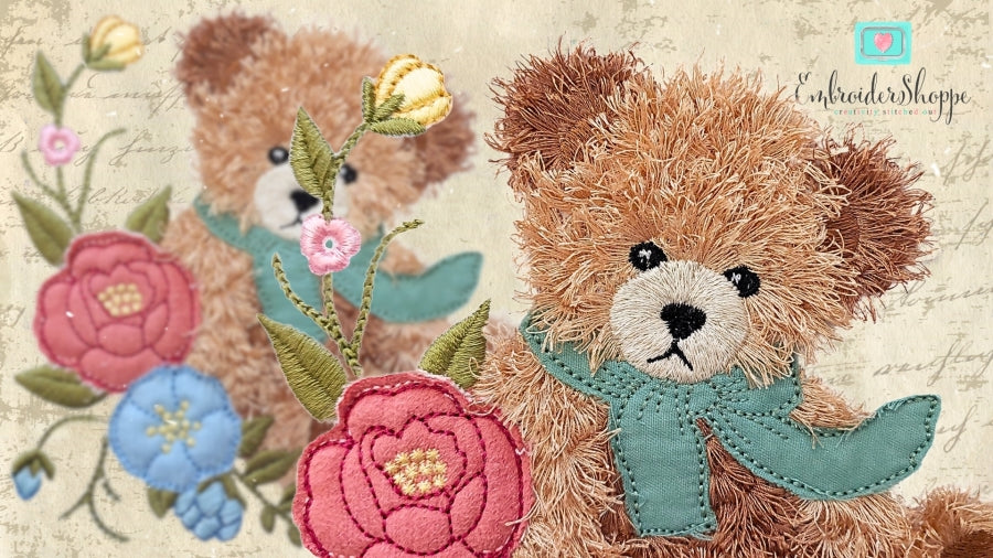 5 x 7 Scruffy Bear