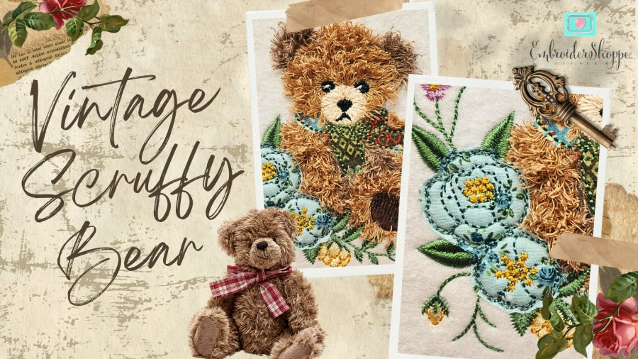 4 x 6 Scruffy Bear