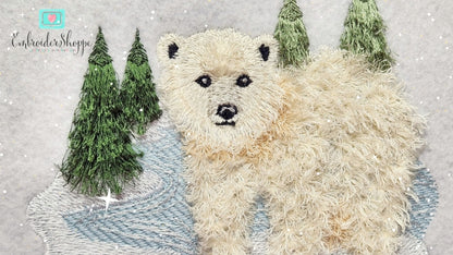 5 x 7 Fringed Frosty