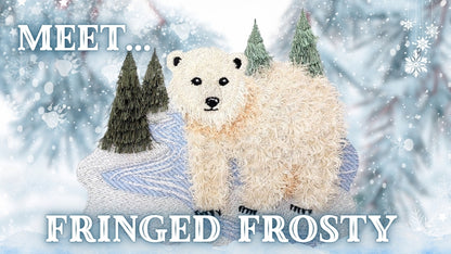 4 x 6 Fringed Frosty