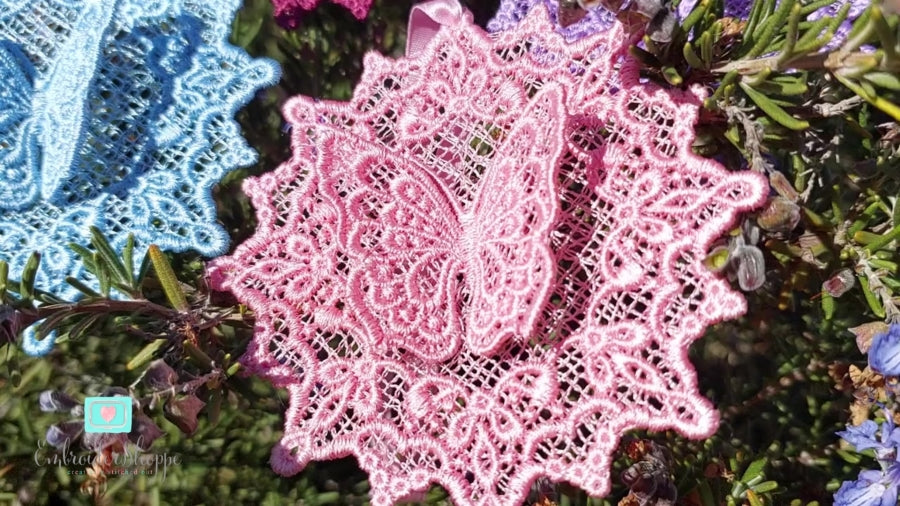 Butterfly Lace Doily