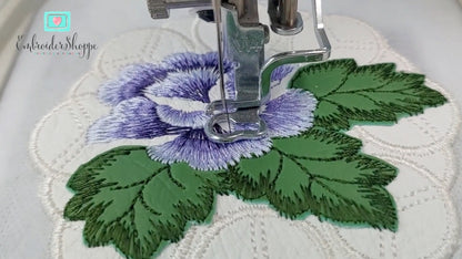 6 x 6 Rose Coaster Cutwork