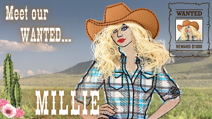 5 x 7 Cowgirl Millie
