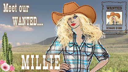 4 x 6 Cowgirl Millie