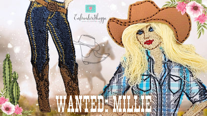 4 x 6 Cowgirl Millie