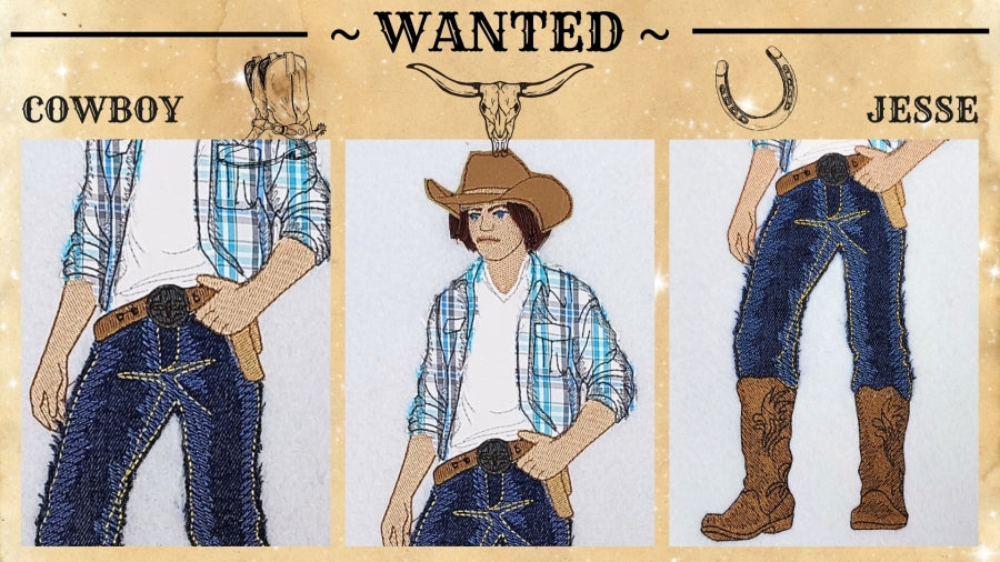 6 x 10 Cowboy Jesse