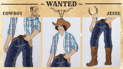 6 x 10 Cowboy Jesse