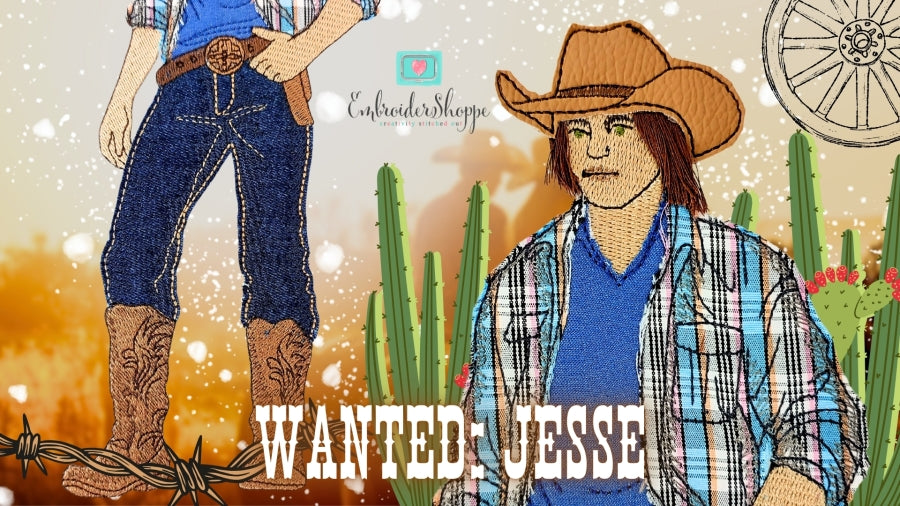 6 x 10 Cowboy Jesse