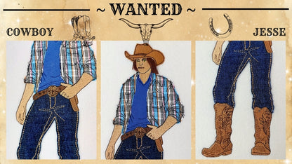 6 x 10 Cowboy Jesse