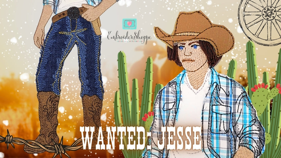 6 x 10 Cowboy Jesse