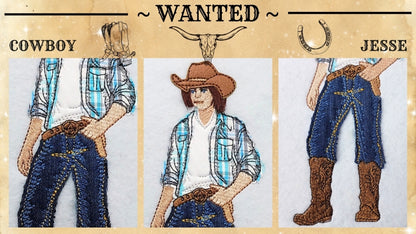 6 x 10 Cowboy Jesse