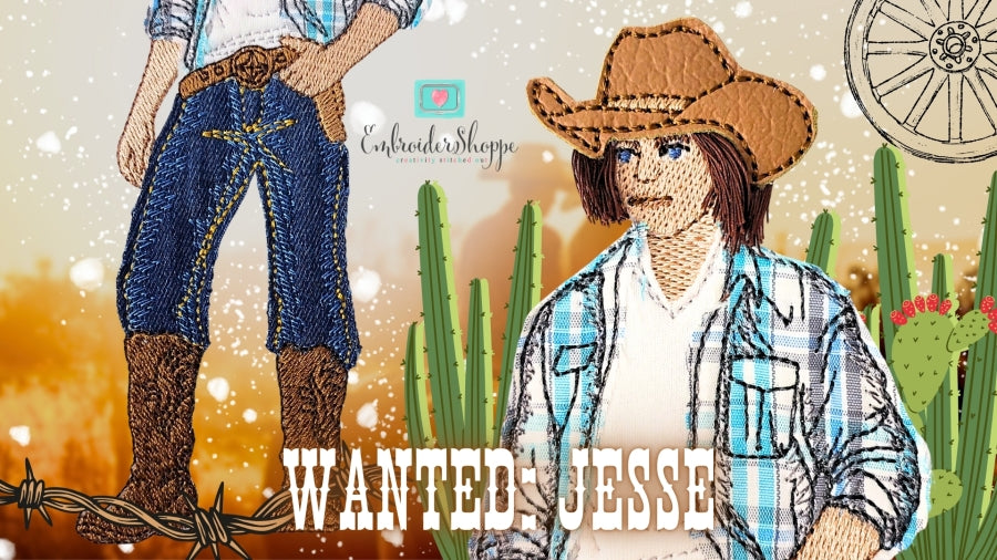 6 x 10 Cowboy Jesse