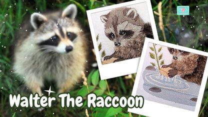 6 x 10 Walter Raccoon