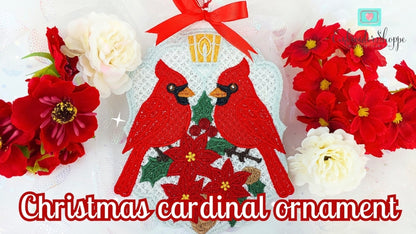 5 x 7 Cardinal Ornament