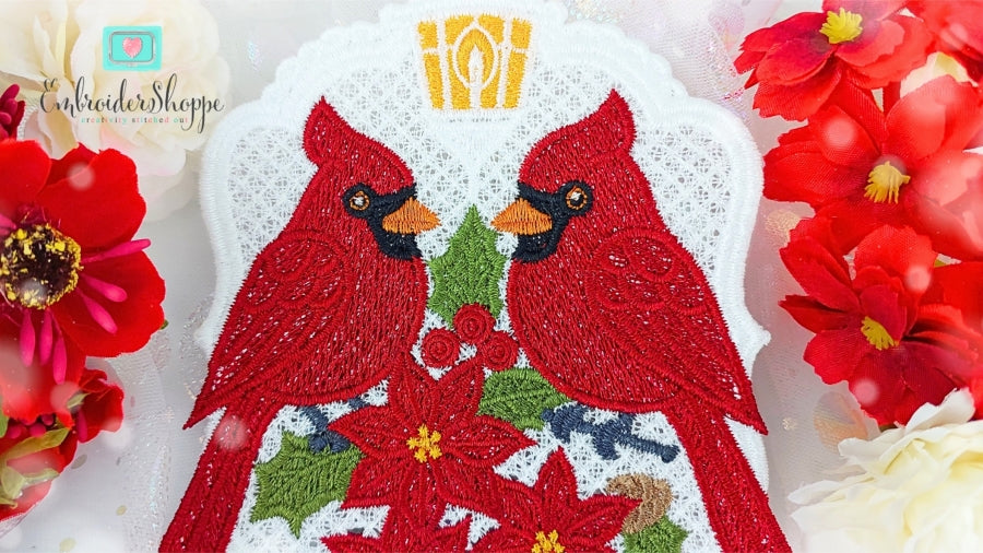 5 x 7 Cardinal Ornament