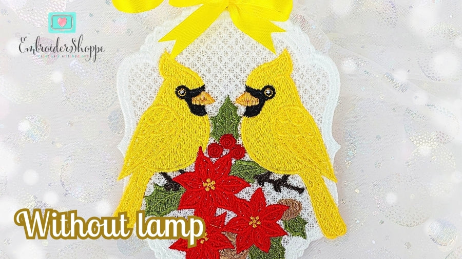 5 x 7 Cardinal Ornament