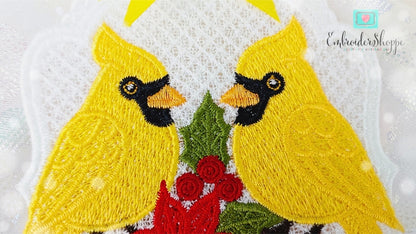 4 x 6 Cardinal Ornament