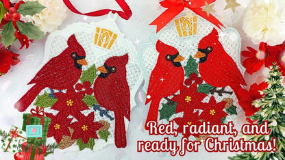 4 x 6 Cardinal Ornament