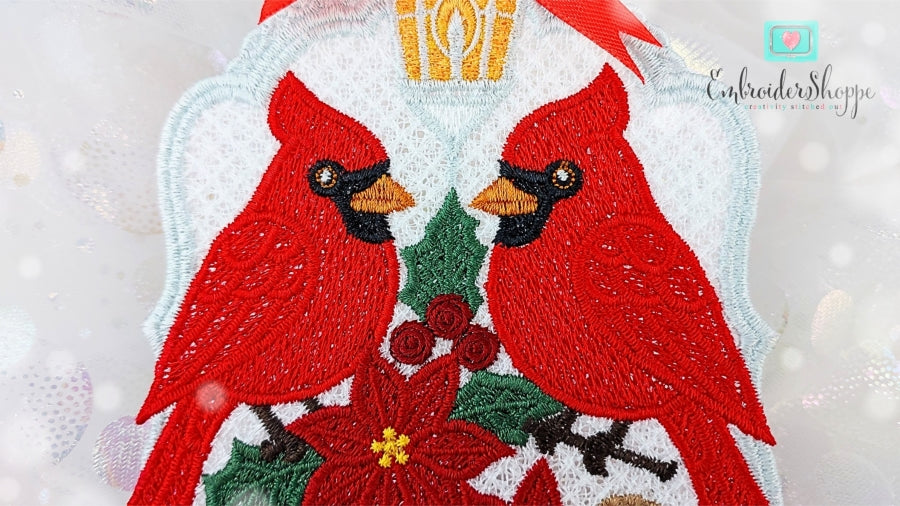4 x 6 Cardinal Ornament