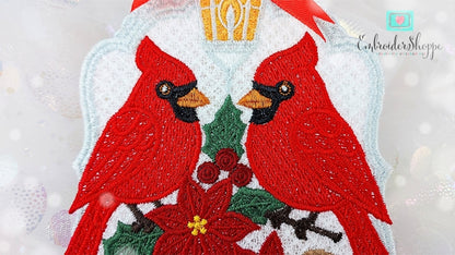 4 x 6 Cardinal Ornament
