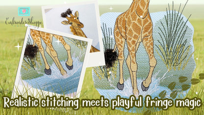 5 x 7 Stretch The Giraffe