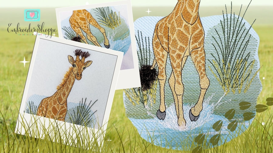 5 x 7 Stretch The Giraffe