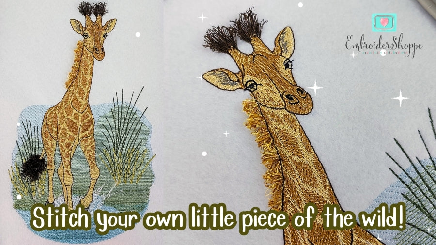 5 x 7 Stretch The Giraffe
