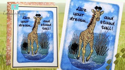 4 x 6 Stretch The Giraffe