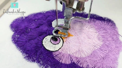 5 x 7 Funky Feathers