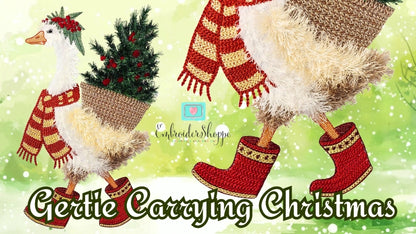 6 x 10 Christmas Gertie