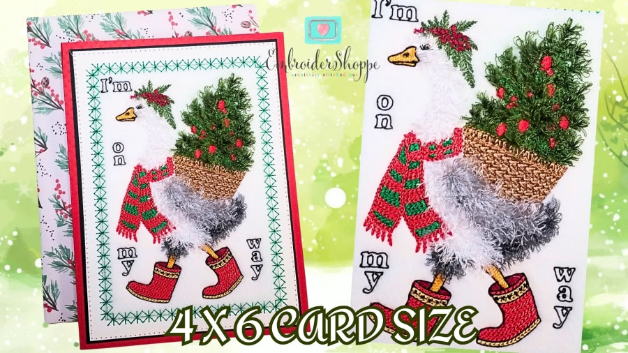 4 x 6 Christmas Gertie
