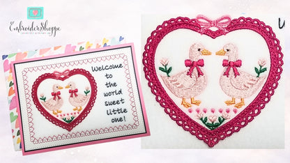 4 x 6 Heart Lace Frame 
