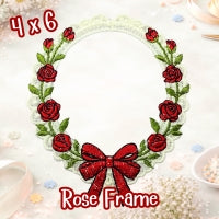 4 x 6 Rose Frame