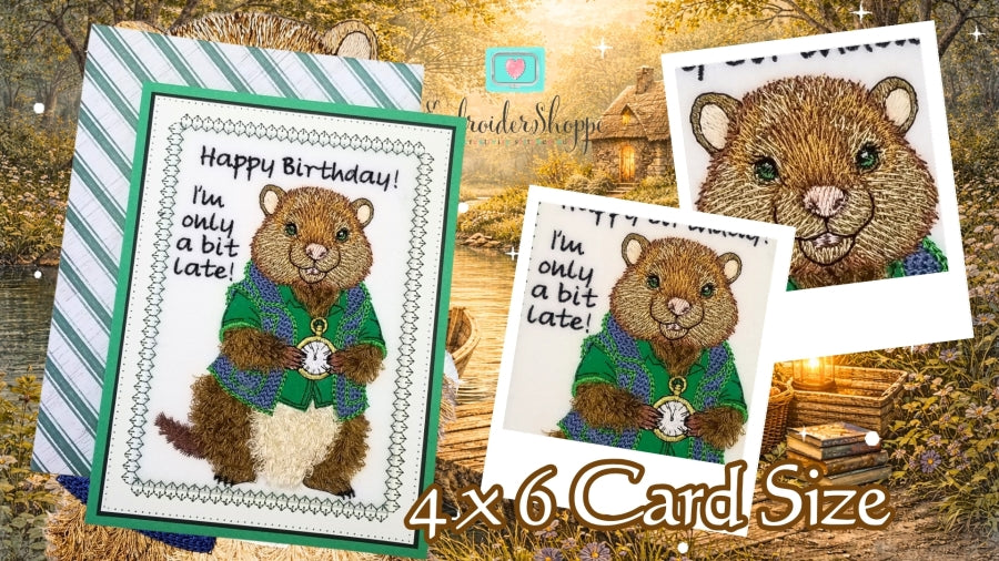 4 x 6 Barney Beaver