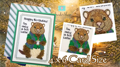 4 x 6 Barney Beaver