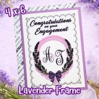 4 x 6 Lavender Frame