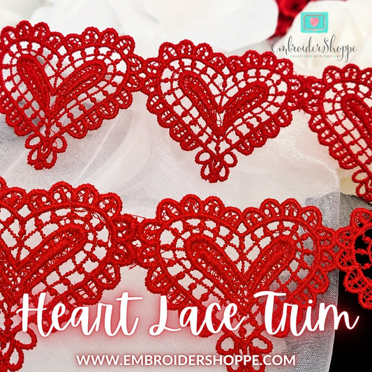 Heart Lace Trim