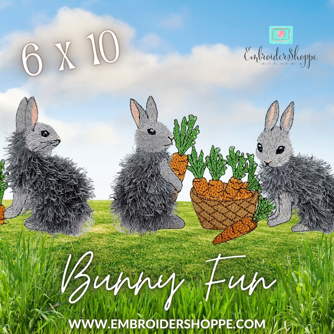 6 x 10 Bunny Fun