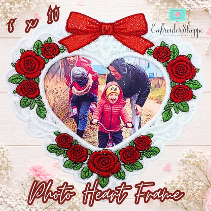 6 x 10 Photo Heart Frame