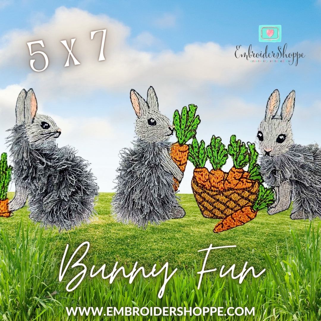 5 x 7 Bunny Fun