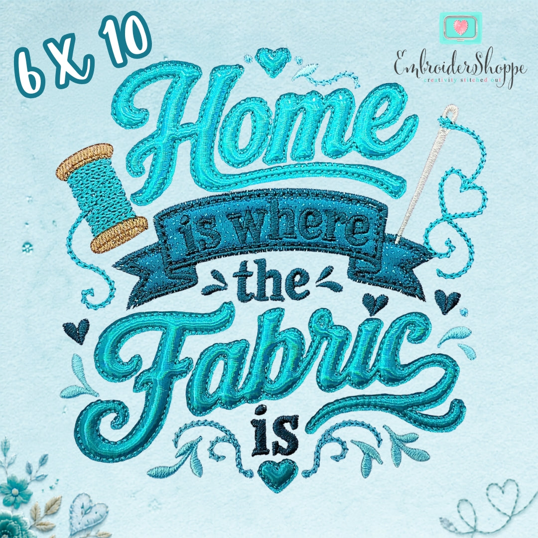 6 x 10 Home Fabric