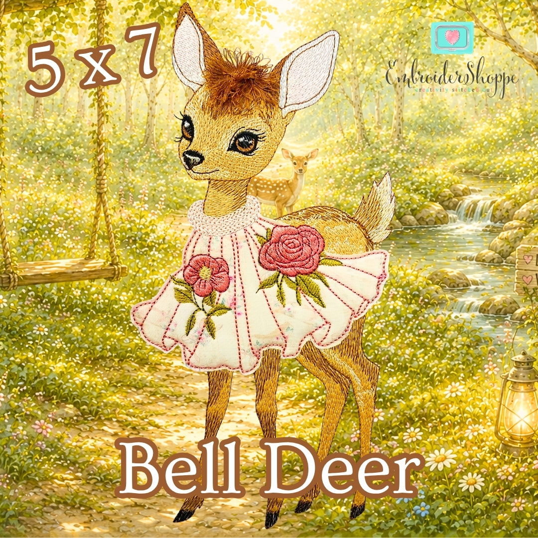 5 x 7 Bell Deer