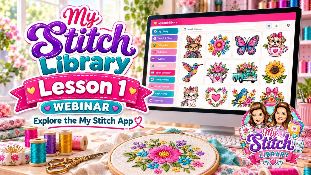 My Stitch Library Lesson 1