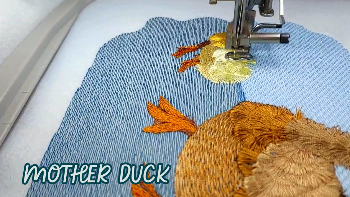 5 x 7 Mother Duck