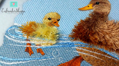 5 x 7 Mother Duck