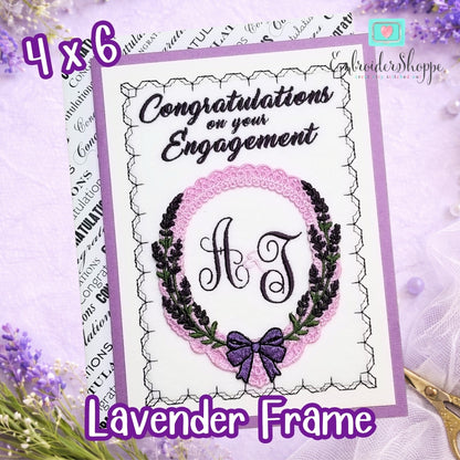 4 x 6 Lavender Frame