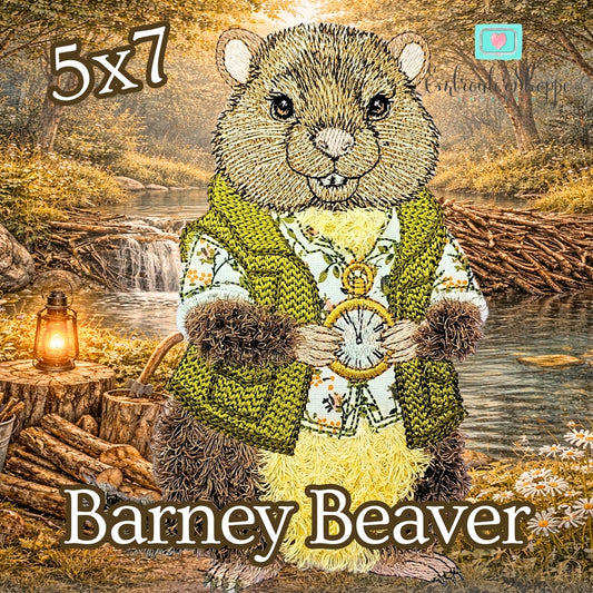 5 x 7 Barney Beaver